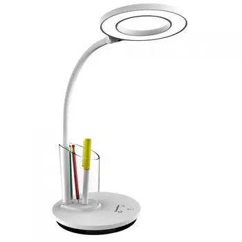 Светильник настольный Camelion KD-826 С01 светодиодный, 9Вт, ~230В, 300лм, 2700К-6500К, белый, на по