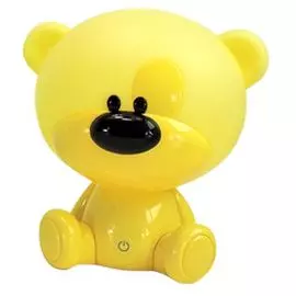 Светильник настольный Camelion KD-896 С07 светодиодный, 3Вт, ~230В, 160лм, 4000К, "Мишка" жёлтый