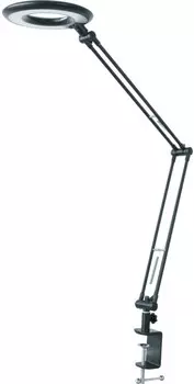 Светильник настольный Navigator NDF-C005-9W-4K-BL-LED 71 574 9Вт, 100-240В, 4000К, 600лм, черный, со струбциной (71574)