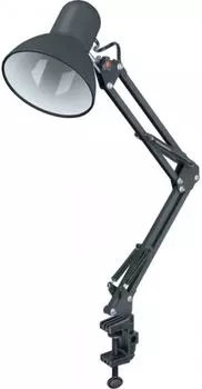 Светильник настольный Navigator NDF-C012-60W-BL-E27 61 645 60Вт, 230В, Е27, черный, со струбциной, провод 1м (61645)
