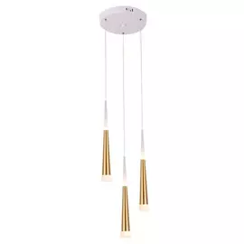 Светильник подвесной HIPER H822-2 LED 37Вт белый/золотой