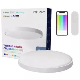 Светильник потолочный Xiaomi Yeelight Arwen Ceiling Light 450S YXDS0320001WTEU умный, с RGB подсветкой, 2700-6500K, 3000lm