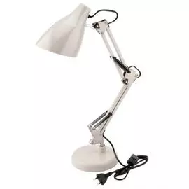 Светильник Rexant 603-1011 настольный Рубикон на металлической стойке с основанием, с цоколем Е27, 60 Вт, цвет лунный свет