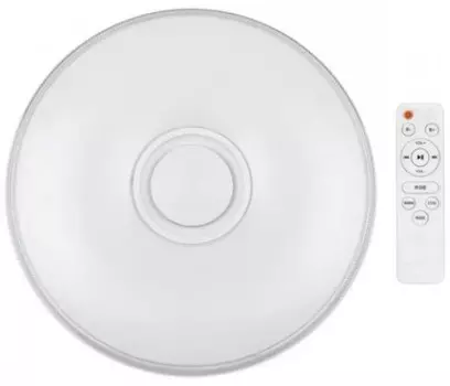 Светильник Rexant 624-002 настенно-потолочный Fobos Melody 2700-6500 K RGB Bluetooth Sound с пультом и APP LED