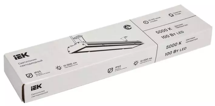 Светильник светодиодный IEK LT-DSP0-7021-100-50-K02 LED ДСП 7021 100Вт 5000К IP65