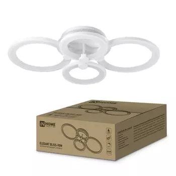 Светильник светодиодный IN HOME 4690612035444 ELEGANT BLISS-90W 90Вт 230В 3000-4000-6500К 7000лм 610х400х130мм с пультом ДУ