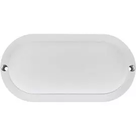 Светильник светодиодный Rexant 607-210 пылевлагозащищенный ЖКХ-01 овал 18 Вт 1800 Лм IP65 196 мм 6500 K с микроволновым датчиком движения