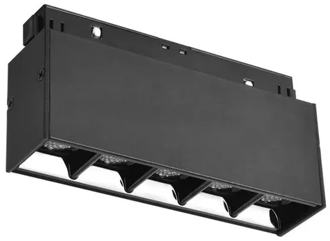 Светильник светодиодный WOLTA WMLY-10W/06B трековый 10Вт 3000К 48В IP40 Магнитный чёрный