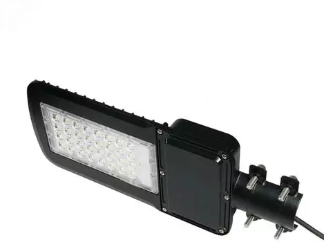 Светильник уличный Gauss 629535300 Qplus 100W 12000lm 5000K 120-260V IP65 455*180*49мм черный КСС "Ш" LED