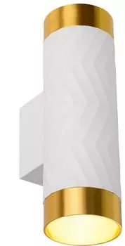 Светильник WOLTA WSL-GU10/W09WG под лампу GU10 Белый/Золотой LINEA