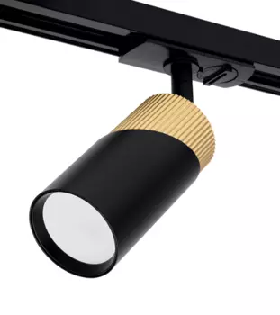 Светильник WOLTA WTL-GU10/06BG трековый под лампу GU10 Черный / Золотой DOLCE