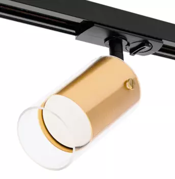 Светильник WOLTA WTL-GU10/07G трековый од лампу GU10 Золотой ORO