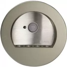 Светильник Zamel 09-222-21 RUBI Сталь/Хол.бел. в монт.коробку, 230V AC с датчиком движения