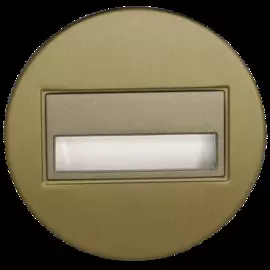 Светильник Zamel 13-211-42 SONA Золото/Тепл.бел. в монт.коробку, с круглой рамкой 14V DC