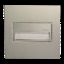 Светильник Zamel 14-211-21 SONA Сталь/Хол.бел. в монт.коробку, с квадратной рамкой 14V DC