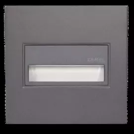 Светильник Zamel 14-211-32 SONA Графит/Тепл.бел. в монт.коробку, с квадратной рамкой 14V DC