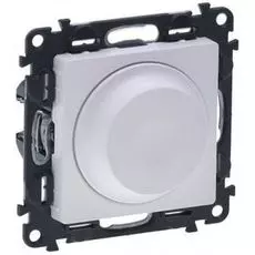 Светорегулятор Legrand 752460 Valena LIFE DIY, поворотный универсальный, 300Вт, без нейтрали, белый
