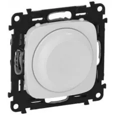 Светорегулятор Legrand 752760 Valena ALLURE DIY, поворотный, 300Вт, универсальный, без нейтрали, белый