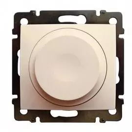 Светорегулятор Legrand 774163 Valena CLASSIC - поворотный универсальный 2-проводный 5-300 Вт, слоновая кость