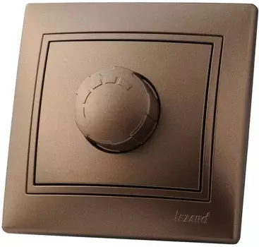 Светорегулятор Lezard 701-3131-157 Mira СП 1000Вт свет. корич. перламутр.