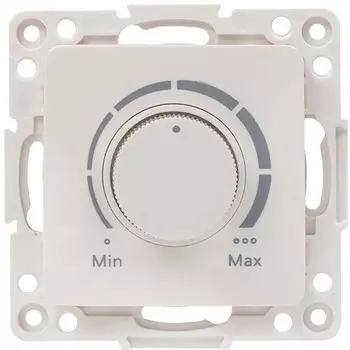 Светорегулятор EKF EYD06-101-10 Стокгольм 600W 220В винтовые клеммы белый механизм