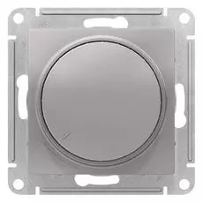 Светорегулятор Schneider Electric ATN000334 AtlasDesign, диммер, поворотно-нажимной, 315Вт, мех., алюминий