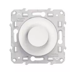Светорегулятор Schneider Electric S52R511 Odace Белый поворотный 40-600 ВА