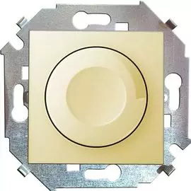 Светорегулятор Simon 1591311-031 Simon 15 Бежевый поворотно-нажимной, 500Вт, 230В, винт.заж.
