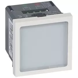 Световое табло Legrand 078524 - Программа Mosaic - с подсветкой зелеными или красными светодиодами, белое