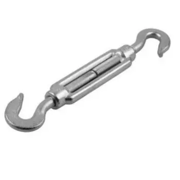 Талреп DKC CM628008 DIN 1480 HH "крюк-крюк" D8, оцинкованная сталь, "F5 Combitech" (уп/5 шт)