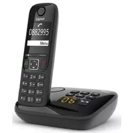 Телефон DECT Gigaset AS690A RUS S30852-H2836-S301 черный автооветчик АОН
