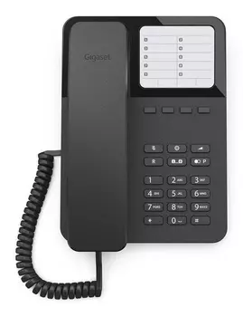 Телефон Gigaset DESK400 S30054-H6538-A701 ЧЕРНЫЙ