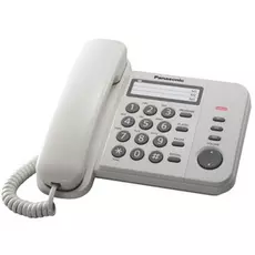 Телефон проводной Panasonic KX-TS2352RUW