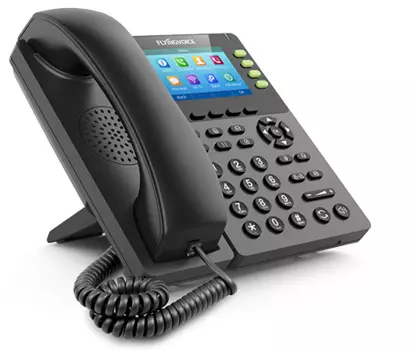 Телефон SIP Flying Voice FIP-14G IP телефон, цветной дисплей 3.5" , 480x320, 2xEthernet 10/100/1000, 8 аккаунта SIP, WI-FI, Poe, блок питания