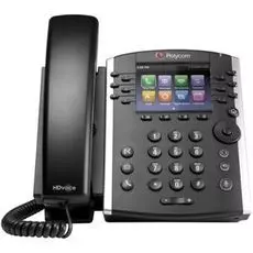 Телефон SIP Polycom 2200-48400-114 VVX 401 12-линейный настольный телефон с HD, POE (без БП)