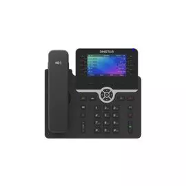 Телефон VoiceIP Dinstar C66GP 10/100/1000, 4,3" 6 SIP аккаунтов, ЖК дисплей 480x272, поддерживает д