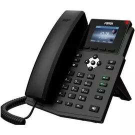 Телефон VoiceIP Fanvil X3SG Pro 2xEthernet 10/100/1000, 4 SIP аккаунта, HD аудио, цветной дисплей 2,8”, запись на 1000 абонентов, 6-я сторонняя конфер