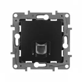 Телефонная розетка Legrand 672640 Etika - RJ11, антрацит