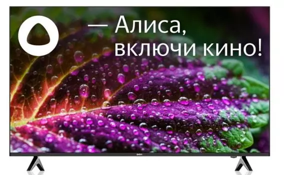 Телевизор BBK 43LEX-8249/UTS2C (B) LED 43" Яндекс.ТВ черный 4K Ultra HD 60Hz DVB-T2 DVB-C DVB-S2 USB