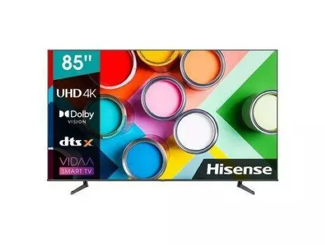 Телевизор Hisense 85A6BG Ultra HD, Smart TV (ОС VIDAA U5), WiFi, PCI 2000, DVB-T2/T/C/S2/S, 2х15W, C