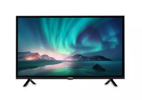 Телевизор Hyundai H-LED32BS5002 LED 32" Android TV Frameless черный HD 60Hz DVB-T2 DVB-C DVB-S DVB-S2 USB WiFi Smart TV