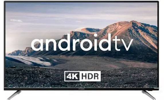 Телевизор Hyundai H-LED50BU7008 черный/4K UHD/50" LED/60Hz/DVB-T2/DVB-C/DVB-S2/WiFi/Smart TV/Android TV/4*HDMI/2*USB