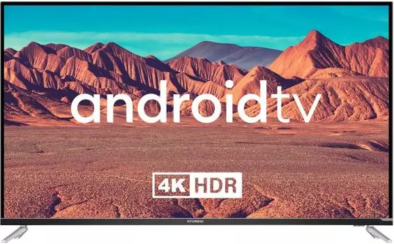 Телевизор Hyundai H-LED55BU7008 черный/4K UHD/55" LED/60Hz/DVB-T2/DVB-C/DVB-S2/WiFi/Smart TV/Android TV/3*HDMI/2*USB