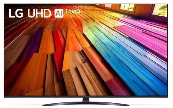 Телевизор LG 55UT81006LA.ARUG 55" черный 4K Ultra HD 60Hz DVB-T DVB-T2 DVB-C DVB-S2 USB WiFi Smart TV