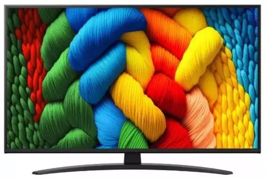 Телевизор LG 65NANO81A6A.ARUG 65", Ultra HD, Nano Color, Smart TV, WebOS, Wi-Fi, DVB-T2/C/S2, MR, 60Hz Native, 2.0ch (20W), 2 HDMI, 2 USB, 1 Pole, Cha