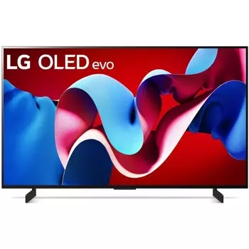 Телевизор OLED LG OLED42C4RLA.ARUB 42"/черный/4K Ultra HD/120Hz/DVB-T/DVB-T2/DVB-C/DVB-S2/USB/WiFi/Smart TV