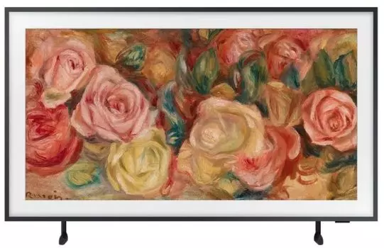 Телевизор QLED Samsung QE50LS03DAUXRU 50" The Frame черный 4K Ultra HD 60Hz DVB-T2 DVB-C DVB-S2 USB WiFi Smart TV