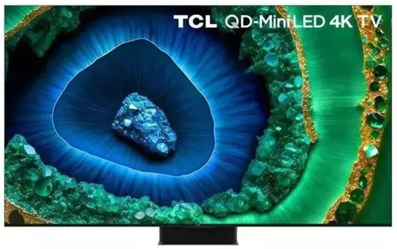 Телевизор QLED TCL 85C855 85" черный 4K Ultra HD 120Hz DVB-T DVB-T2 DVB-C DVB-S DVB-S2 USB WiFi Smart TV