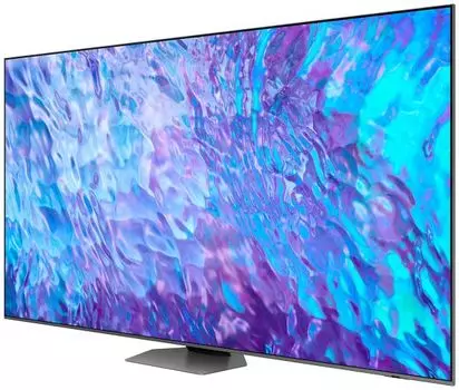 Телевизор Samsung QE55Q80CAUXRU Series 8 черненое серебро 4K Ultra HD 120Hz DVB-T2 DVB-C DVB-S2 USB WiFi Smart TV (RUS)