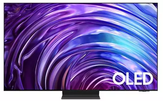 Телевизор Samsung QE65S95DAUXRU OLED 65" Series 9 черный титан 4K Ultra HD 120Hz DVB-T2 DVB-C DVB-S2 USB WiFi Smart TV (RUS)